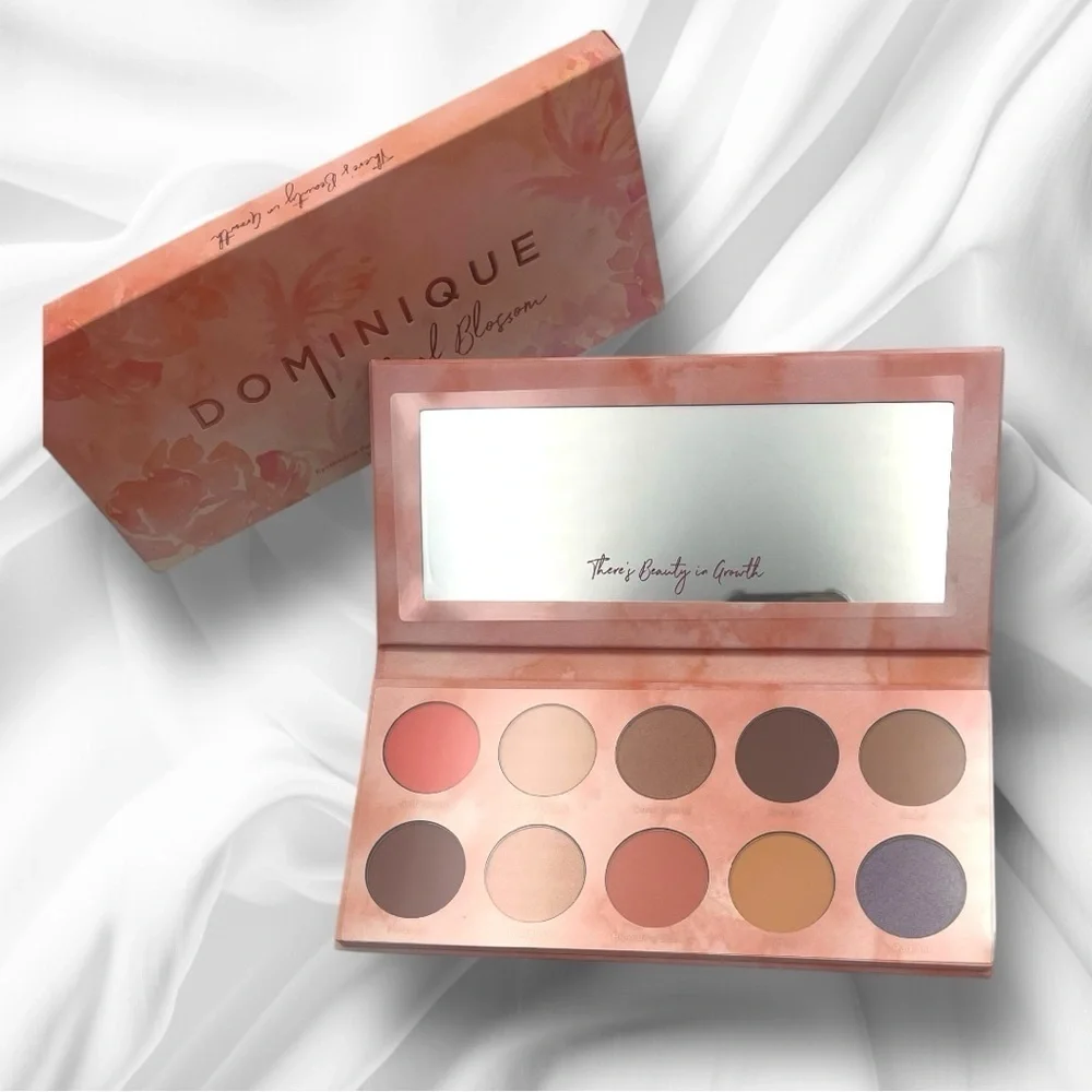 Dominique Cosmetics NWT Coral Blossom Eyeshadow Palette Never Used!